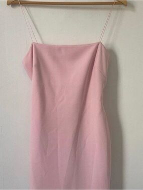 Princess Polly Pale Pink Slip Midi Dress with Spaghetti Straps